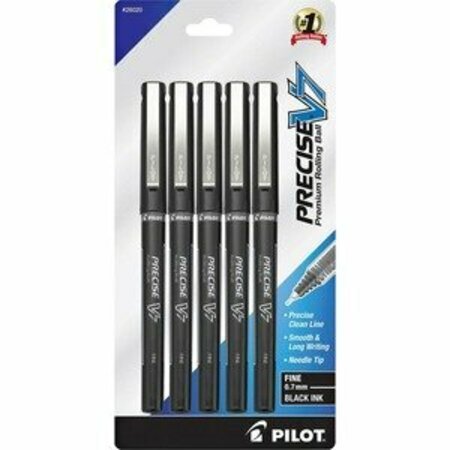 PILOT Pen, Roller, V7, 5PK PIL26020